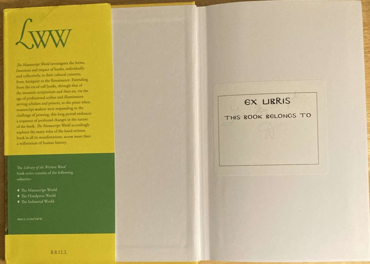 Images Texts Marginalia Vows of the Peacock Domenic Leo Brill Hardcover