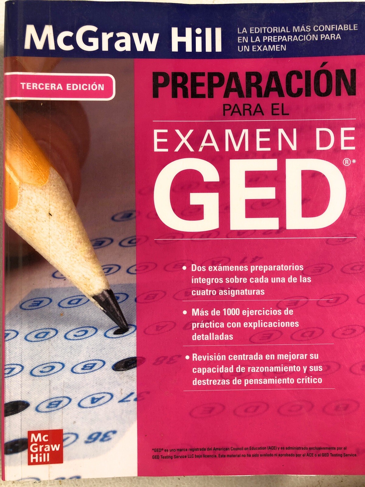 McGraw-Hill Education Preparacion para el Examen de GED, 3e (2022 tpb G)