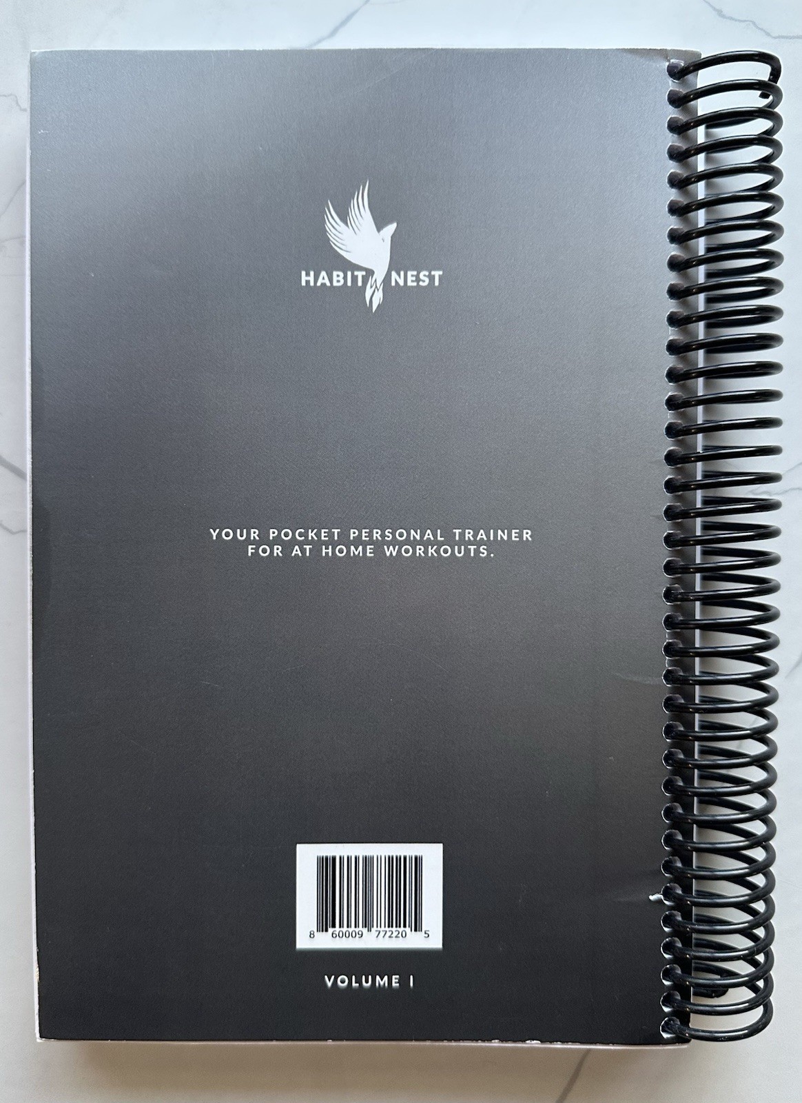 The Bodyweight Home Workout Journal Volume 1 Habit Nest 2023 Spiralbound