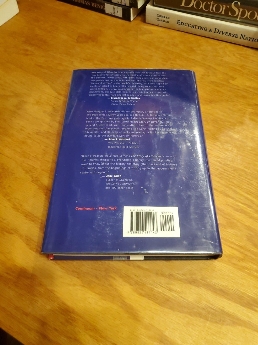 The Story of Libraries: From Invention of Writing to… by Lerner 1998 HCDJ