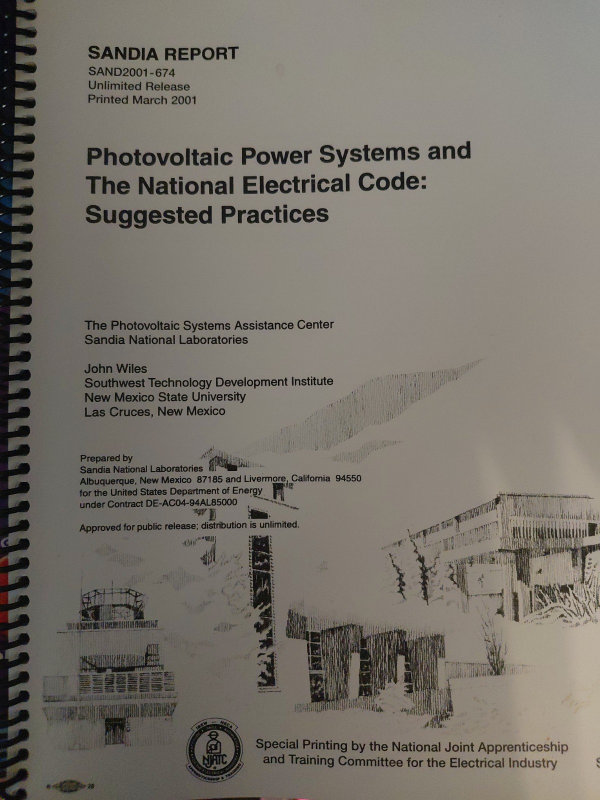 Photovoltaic Systems by NJATC Staff and J. Dunlop spiral Paperback