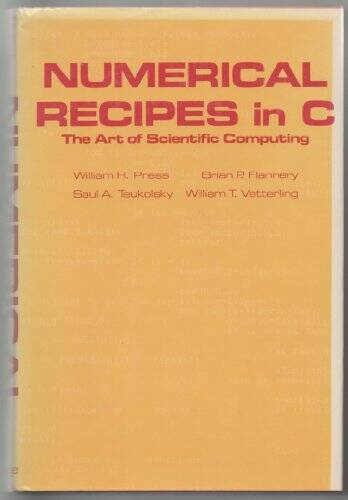 Numerical Recipes in C – Hardcover By Press, W H – VERY GOOD