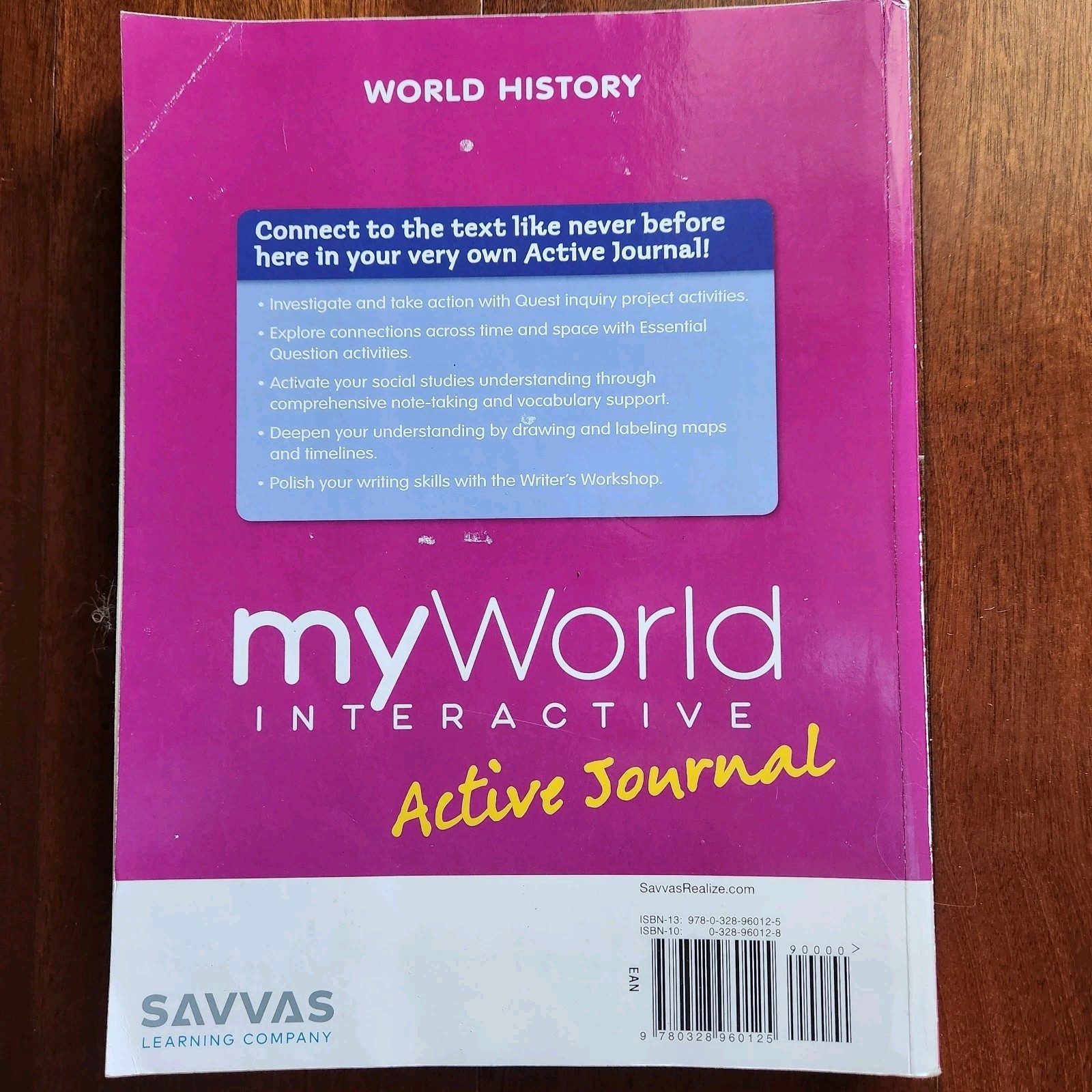 World History My World Interactive Active Journal South Carolina 7th Grade