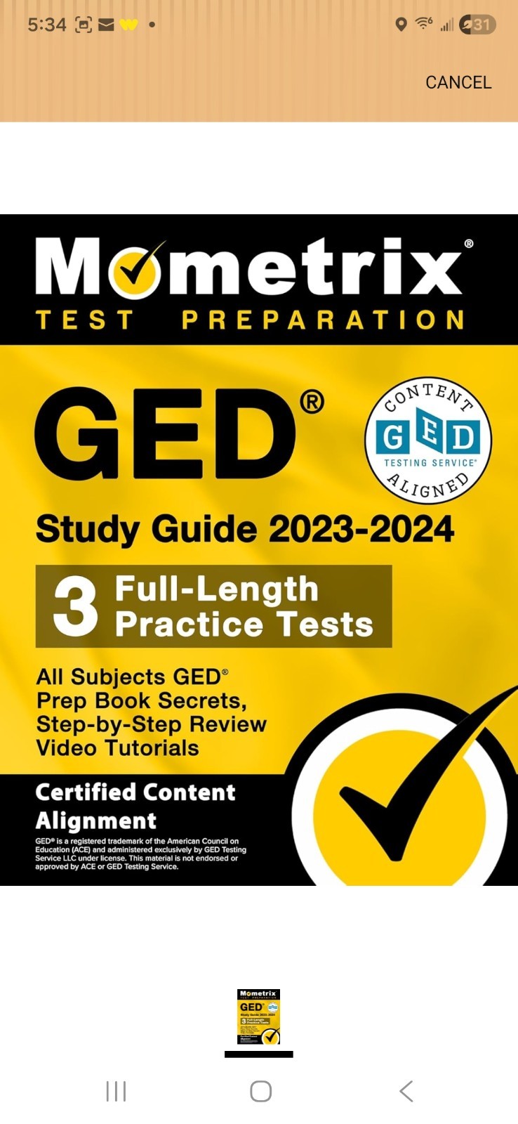 Matthew BowlingGED Study Guide 2023-2024 All Subjects – 3 Full-Length Practice
