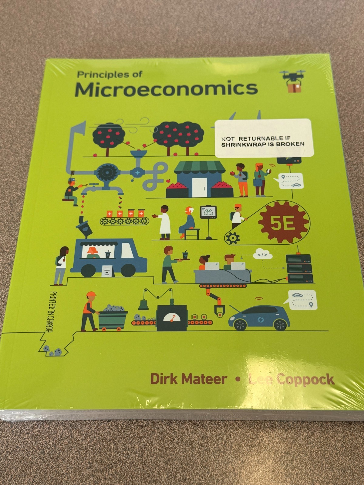 Principles of Microeconomics 5E – Paperback, by Mateer Dirk; Coppock – Sealed
