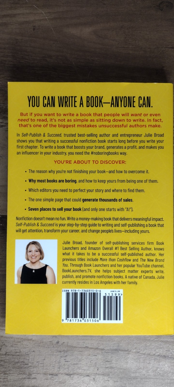 Self-Publish and Succeed: The No Boring Books Way to Writing a Non-Fiction