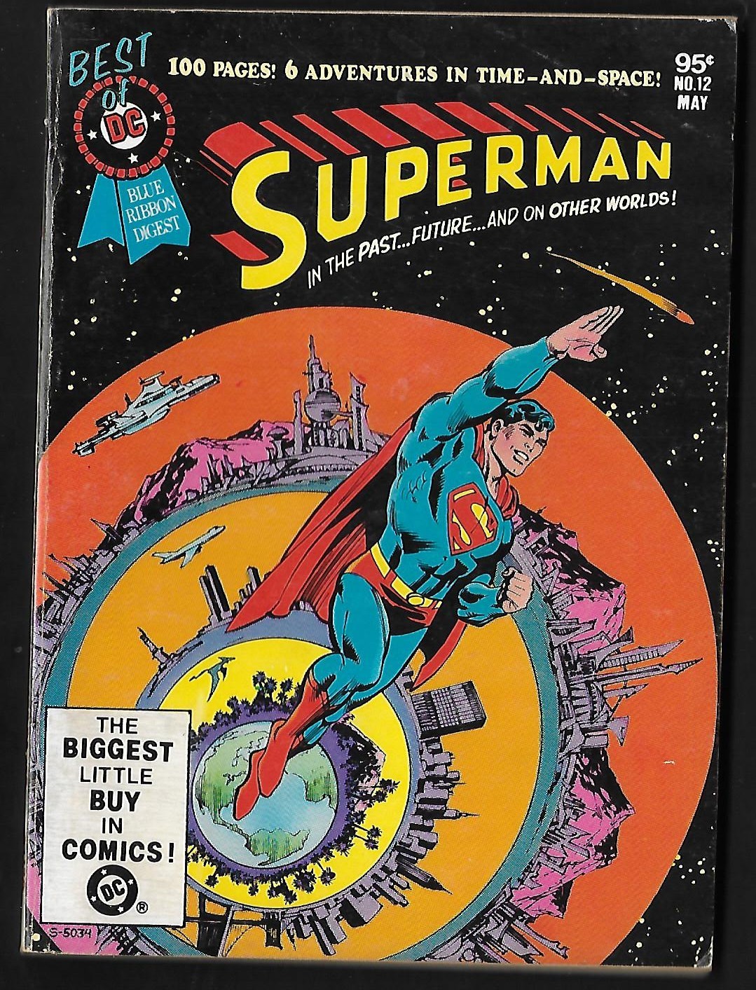 DC Special Blue Ribbon Digest No. 12 – Superman in Time & Space as shown kha179