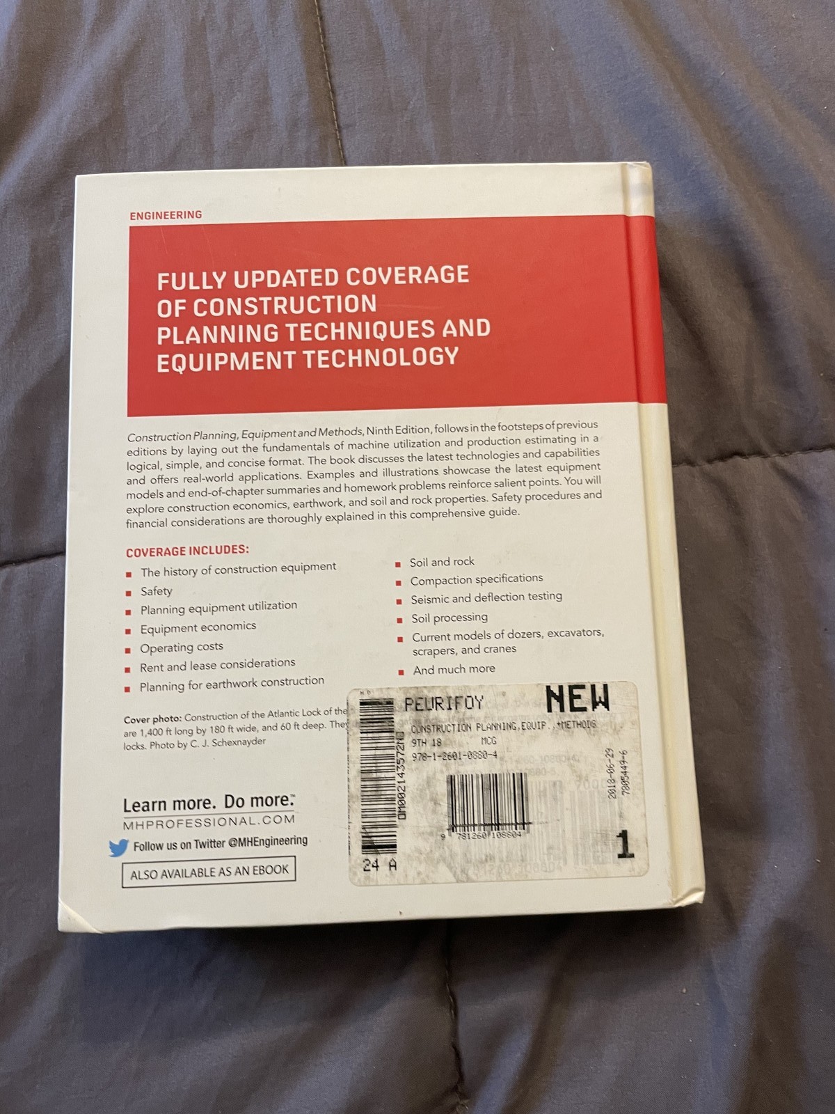 Construction Planning, Equipment, & Methods 9th Edition Peurifoy McGraw-Hill