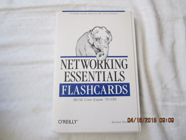 Networking Essentials Flashcards by Michael Moncur (1999, Paperback) Exam 70-058