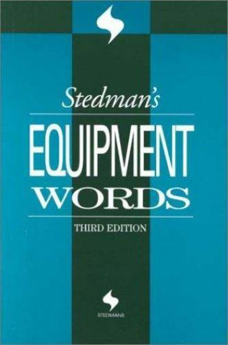 Stedman’s Equipment Words by Stedman’s Catherine S. Baxter Paperback #0781727030