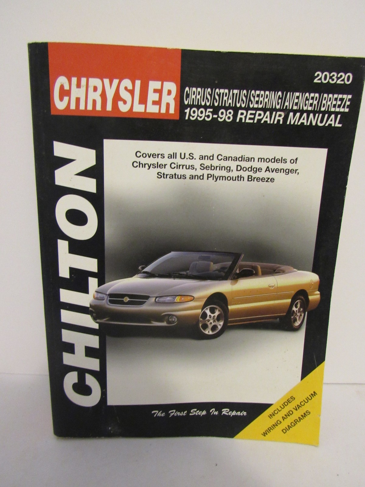 Chilton Chrysler Cirrus Stratus Sebring Avenger Breeze 1995-98 Repair Manual