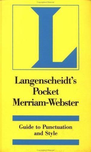 Langenscheidt’s Merriam-Webster Pocket – paperback, Langenscheidt, 9780887292187