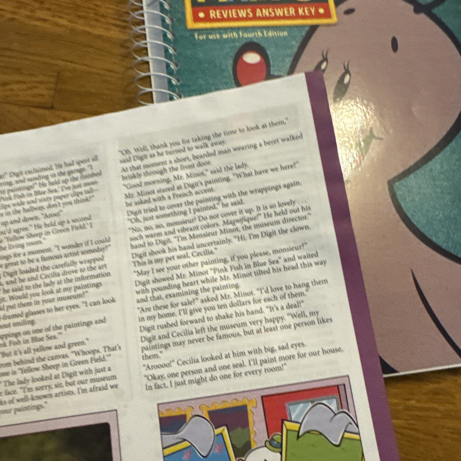 Bob Jones Math 1 Teacher & Answer 4th Edition BJU 1st Grade Slight Water Damage