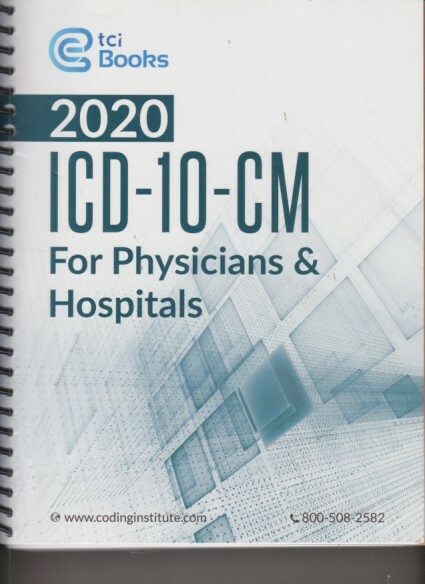 ICD-1-CM Code Book for Physicians & Hospitals 2020