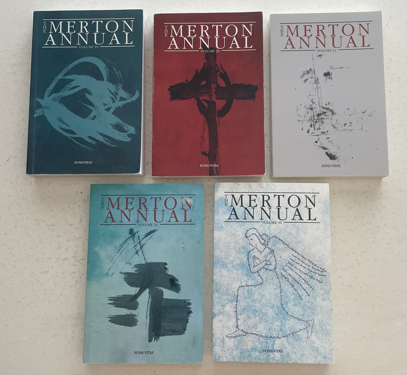 THE MERTON ANNUAL, Lot Of 5 Books Rare Hard To Find