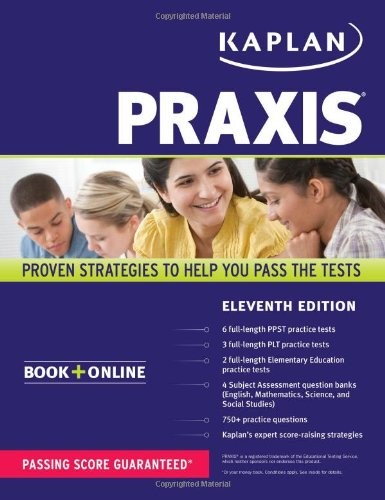 PRAXIS: BOOK + ONLINE (KAPLAN TEST PREP) By Kaplan Medical *Excellent Condition*