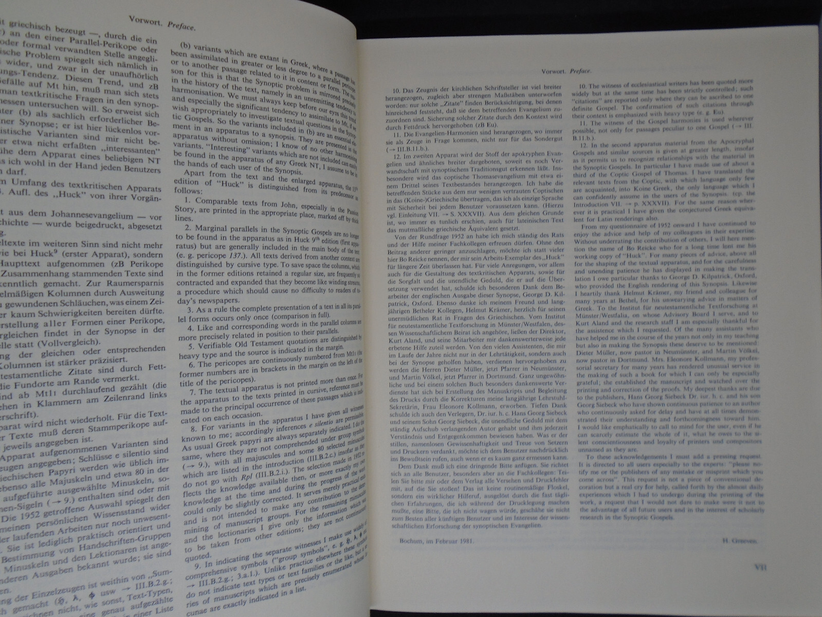 Synopsis of the First Three Gospels /Synopse der Drei Ersten Evangelien, by Huck