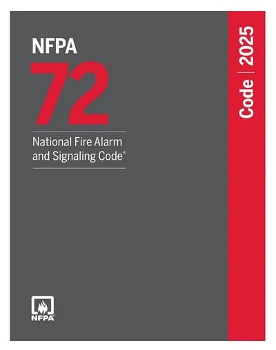 Book cover with a cutout NFPA 72 National Fire Alarm and Signaling Code®, 2025