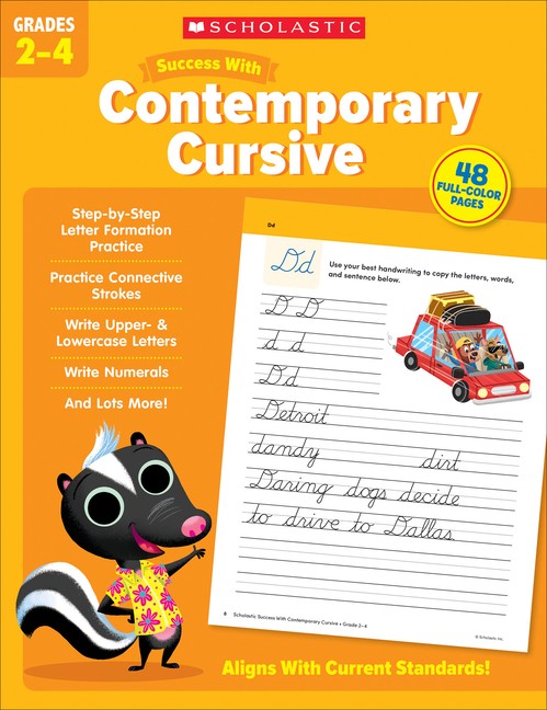 Scholastic Success With Contemporary Cursive Grades 2-4
