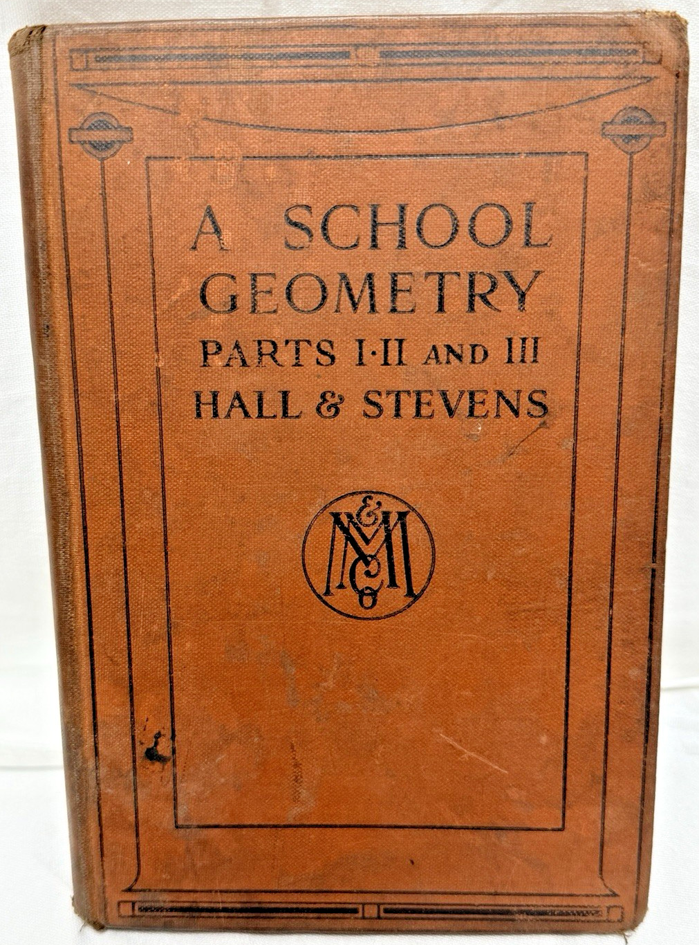 School Geometry Parts 1 2 And 3 Hall And Stevens Hardback 1927 Macmillan