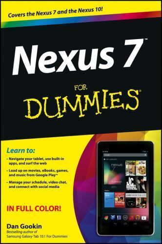 Nexus 7 For Dummies (Google Tablet) Gookin, Dan paperback Used – Very Good