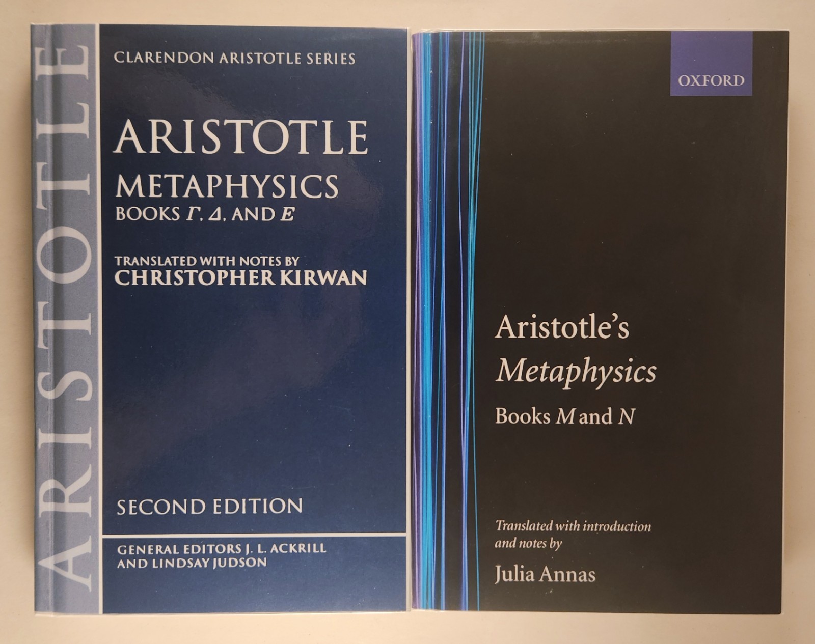 Clarendon Aristotle Series Aristotle Metaphysics Books Gamma, Delta Epsilon +M N