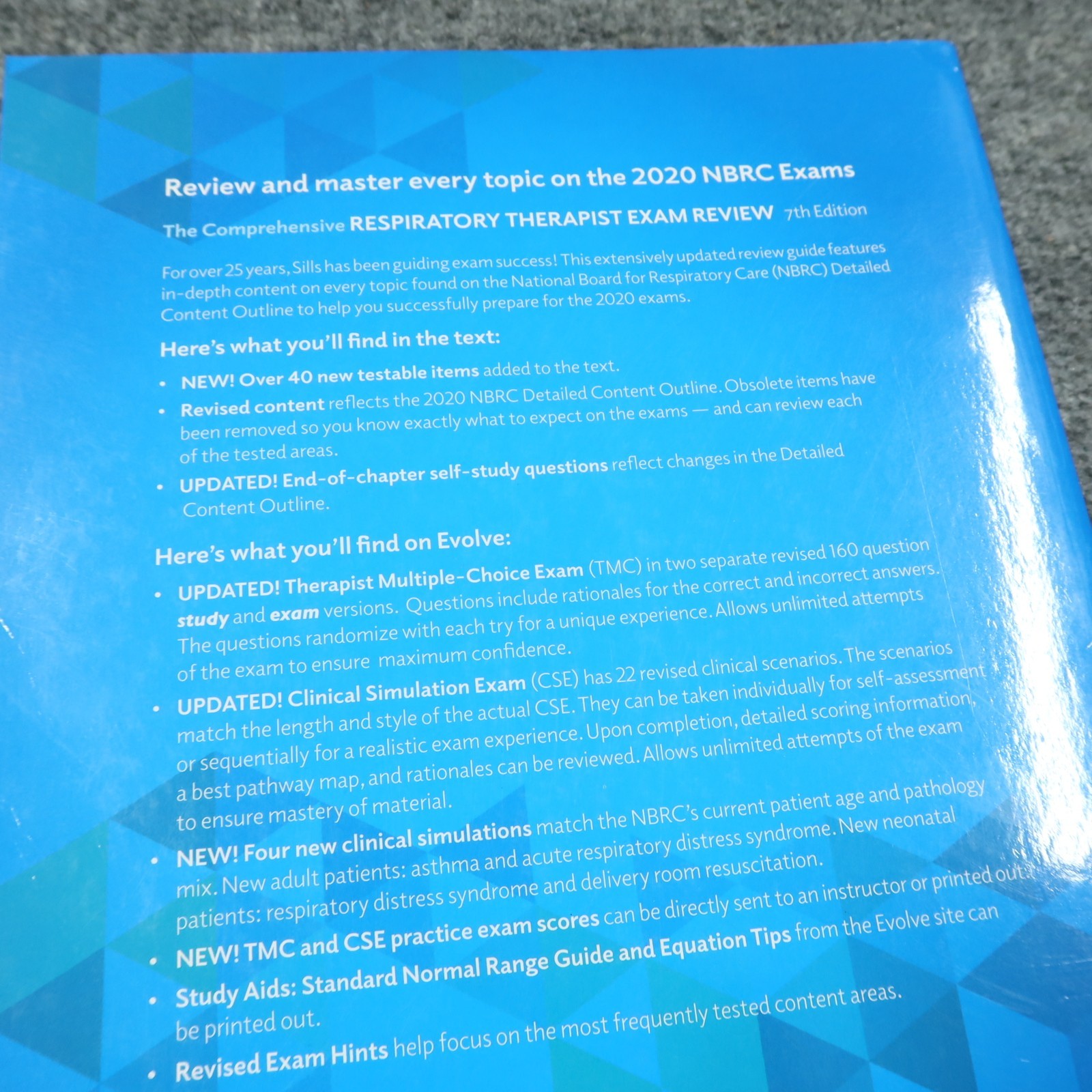 The Comprehensive Respiratory Therapist Exam Review 7th Seventh Edition Sills