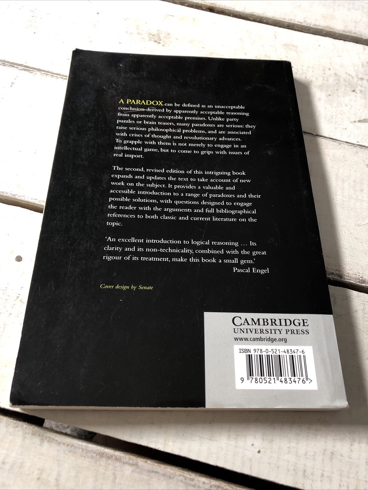 Paradoxes by R. M. Sainsbury Best seller Paperback