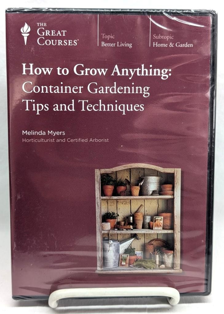 How to Grow Anything: Container Gardening by Melinda Myers (2013, DVD) New