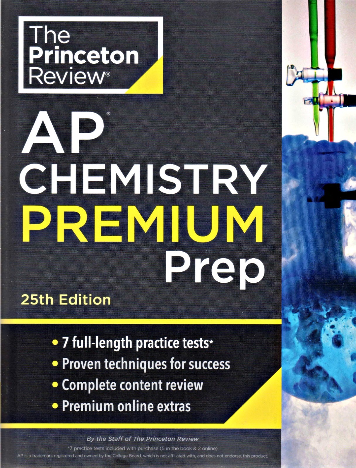 Single Copy Princeton Review 25th Ed AP Chemistry: Paperback – Brand New