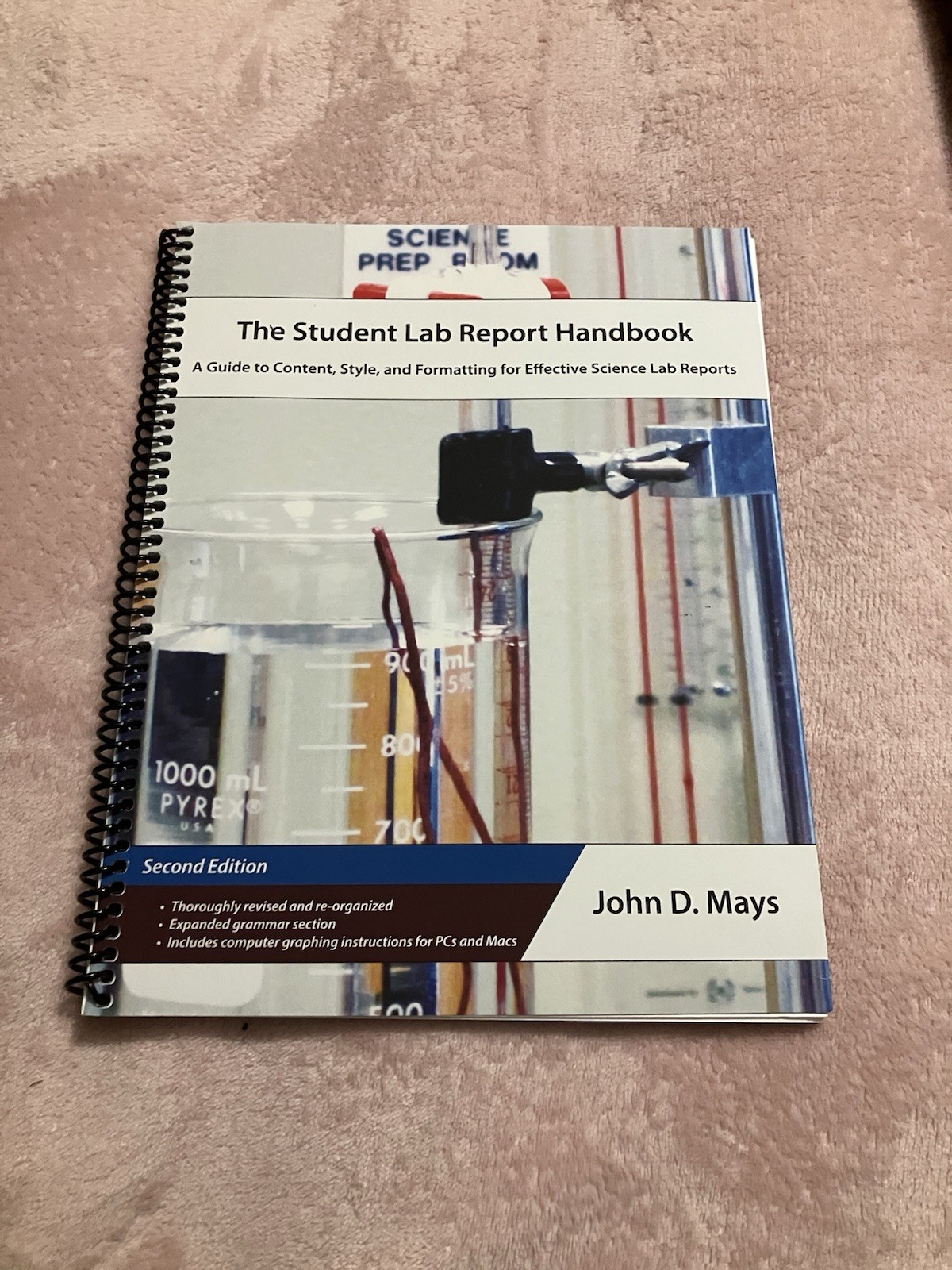 The Student Lab Report Handbook 2nd Ed Spiral Bound John D. Mays 2008 224p