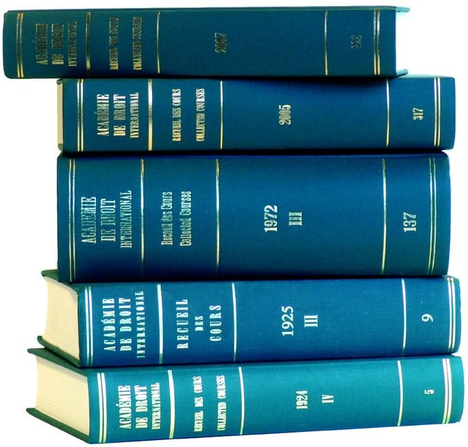 Recueil Des Cours, Collected Courses, Tome/Volume 293 (2001) (Co