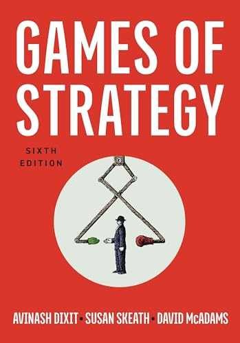 Games of Strategy – Paperback, by Dixit Avinash; Skeath Susan; – Very Good