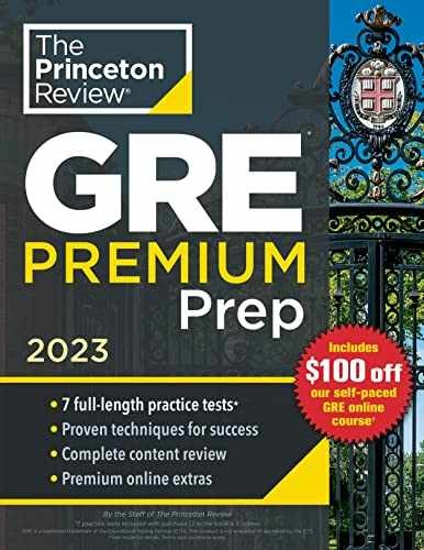 Princeton Review GRE Premium Prep, – Paperback, by The Princeton Review – Good
