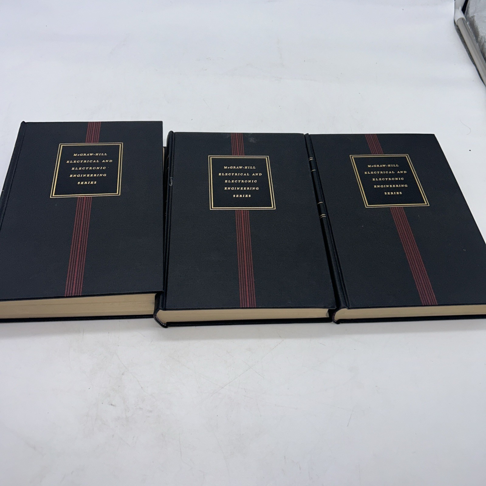 Lot 3 McGraw-Hill Electrical and Electronic Engineering Series Vintage Textbooks