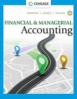 Financial & Managerial Accounting – Hardcover, by Warren Carl; Tayler – Good