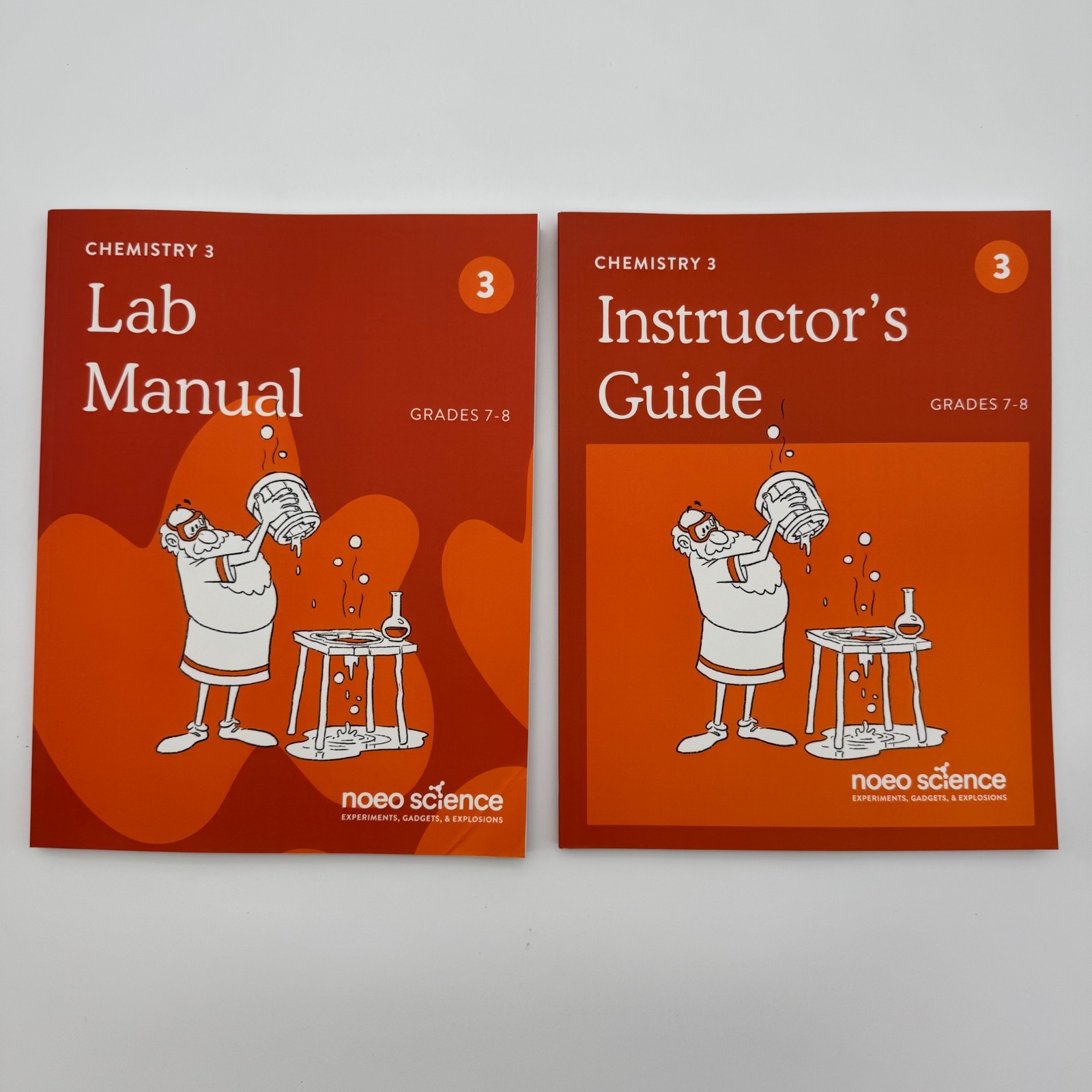 Noeo Science, Chemistry 3, Instructor’s Guide and Lab Manual, Grades 7-8 – NEW