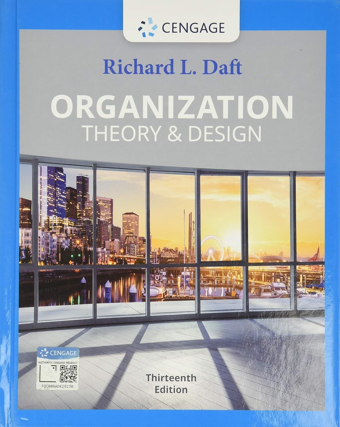 Organization Theory and Design by Richard Daft (2020, Hardcover)