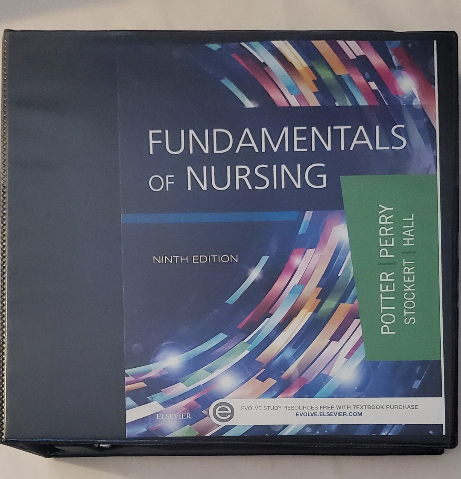 Elsevier Fundamentals of Nursing 9th Ed Ring Binder Textbook Potter Perry