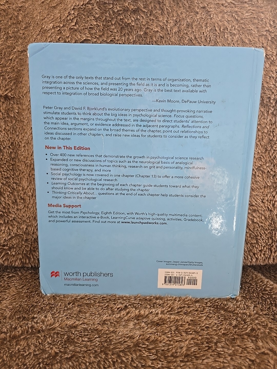Psychology by David Bjorklund and Peter Gray (2018)