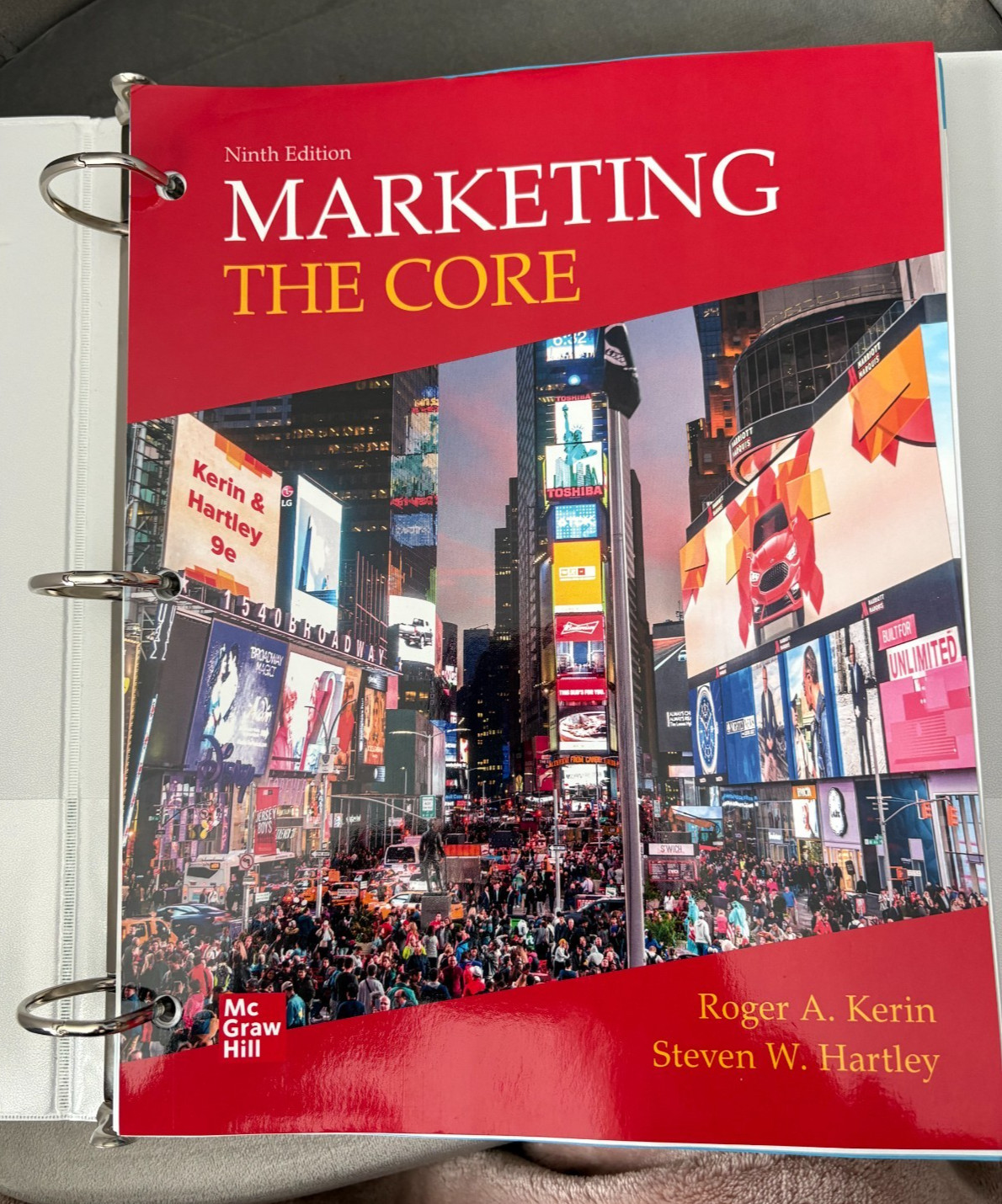 Marketing: The Core – Spiral bound, by Kerin Roger A.; Hartley Steven VERY GOOD