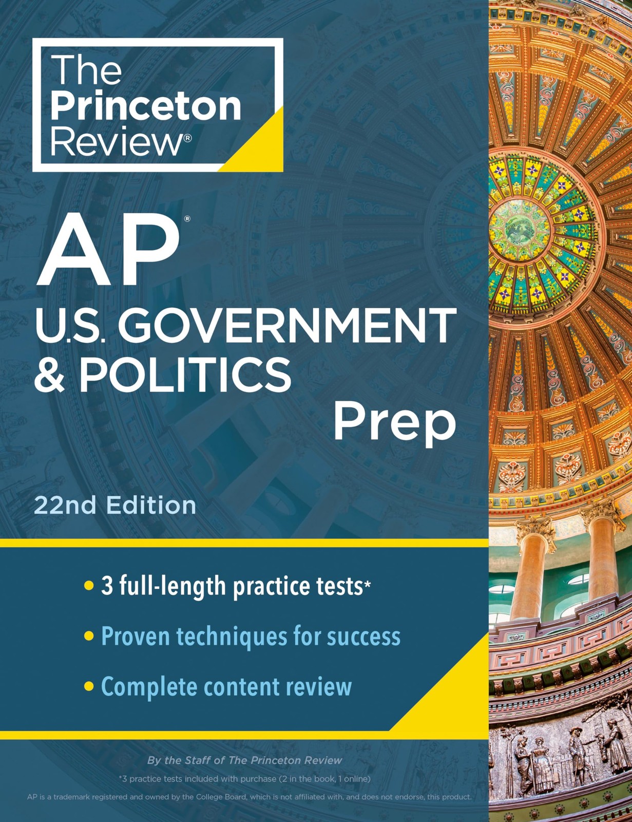 Princeton Review AP U.S. Government & Politics Prep, 22nd Edition: 3 Practic…