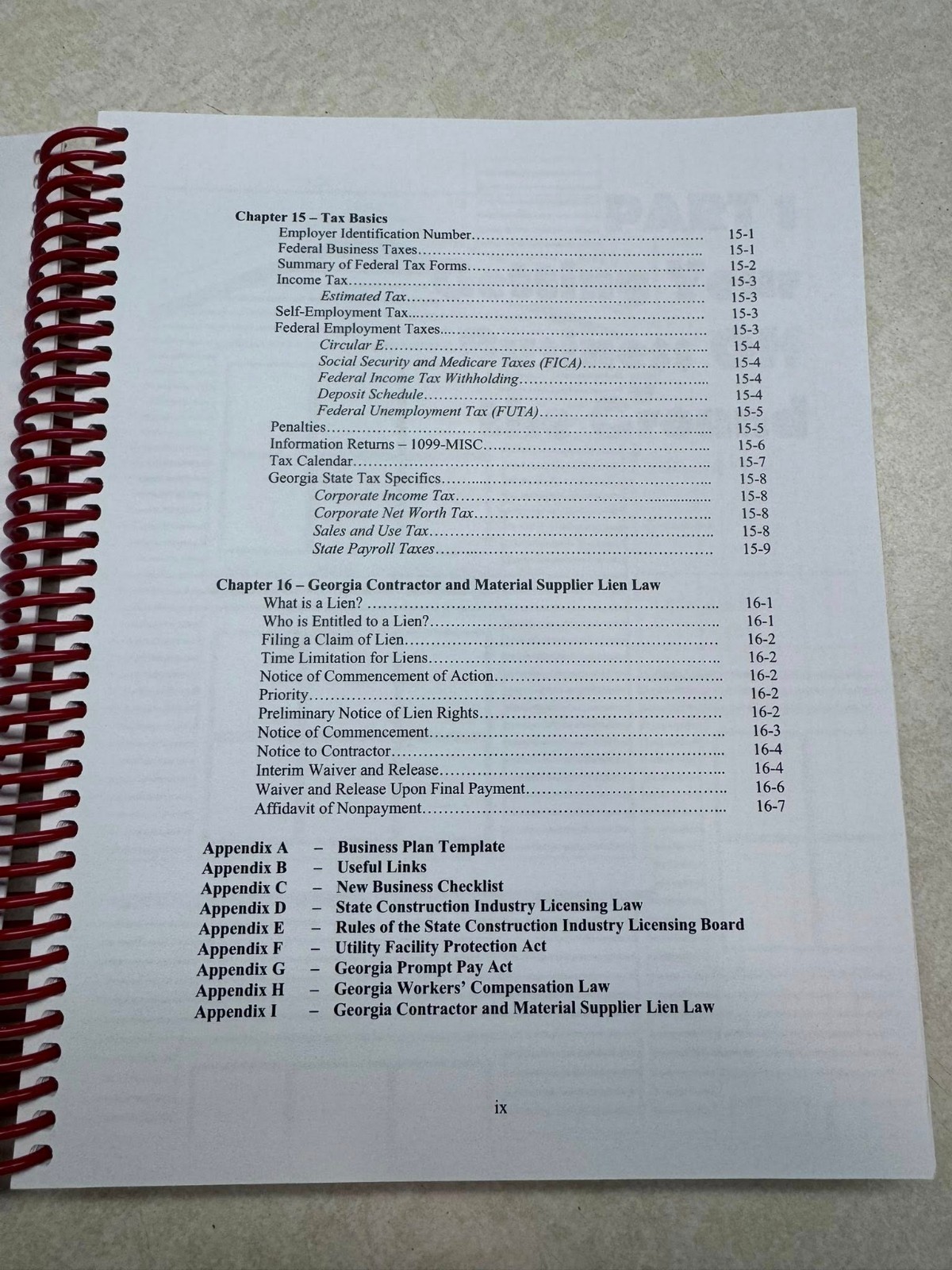 NASCLA Georgia Contractors Guide Business Law & Project Management 4th Edition