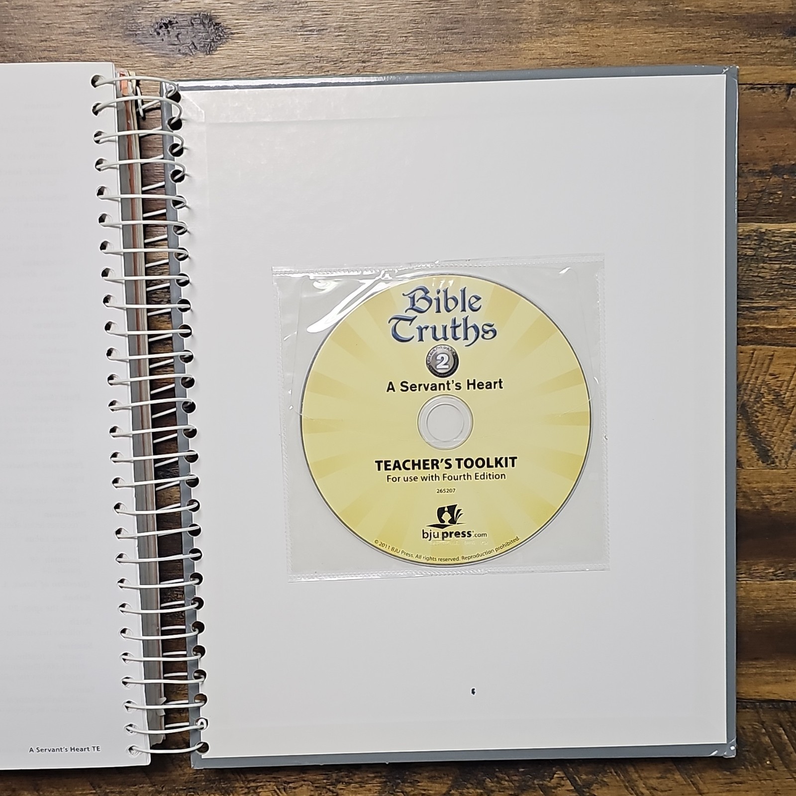 BJU Press Bible Truths 2: A Servant’s Heart Fourth Edition Teacher’s CD-ROM