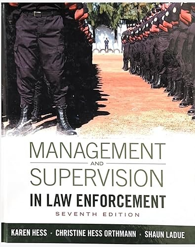 Management and Supervision in Law Enforcement