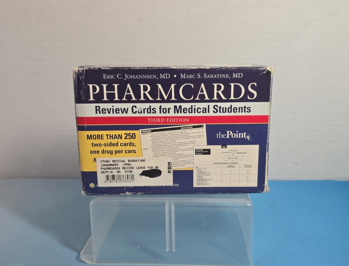Pharmcards: Review Cards for Medical – Cards, by Johannsen M.D. Eric 3rd Ed