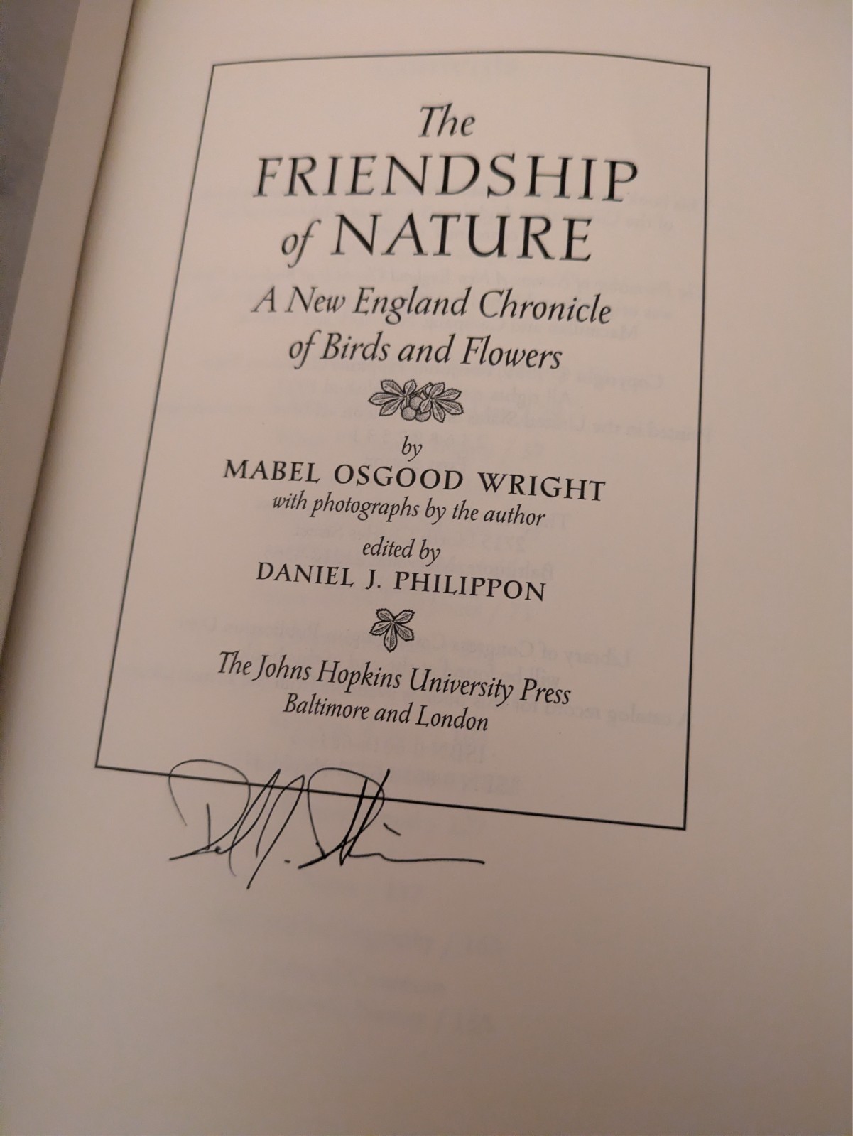 Friendship of Nature: A New England Chronicle MABEL OSGOOD WRIGHT Audubon Birds