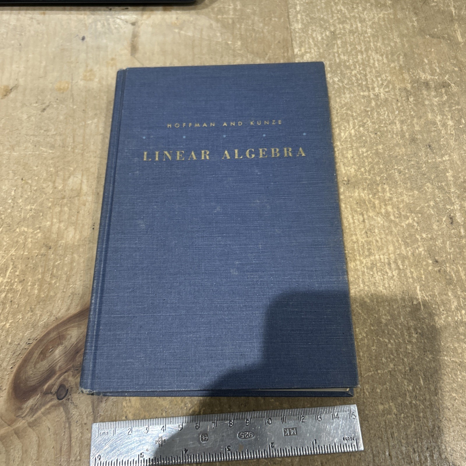Linear Algebra Kenneth M Hoffman and Ray Kunze HB 1961 many small annotations