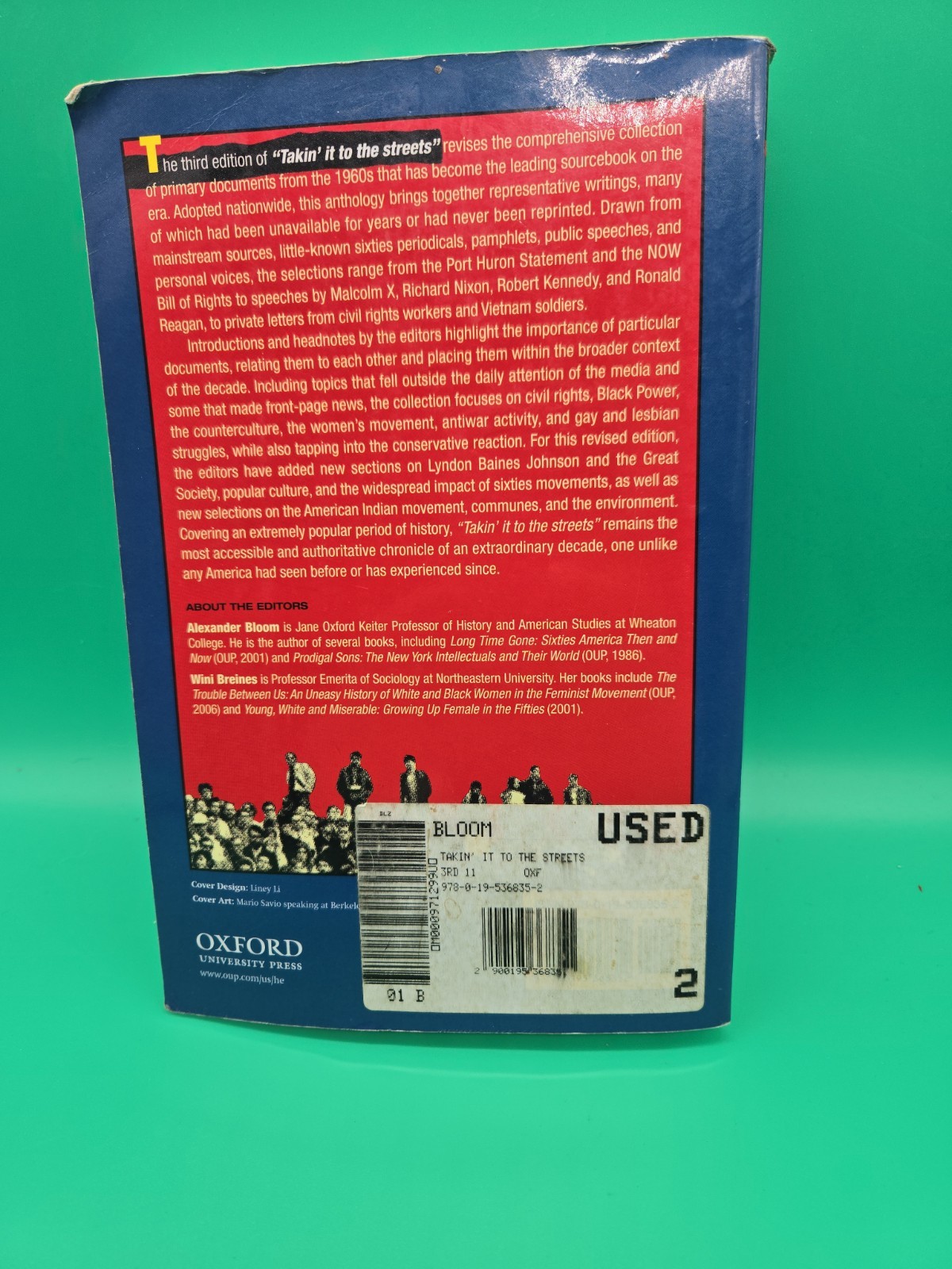 Takin’ It to the Streets A Sixties Reader 2011 3rd Ed Paperback Oxford Press
