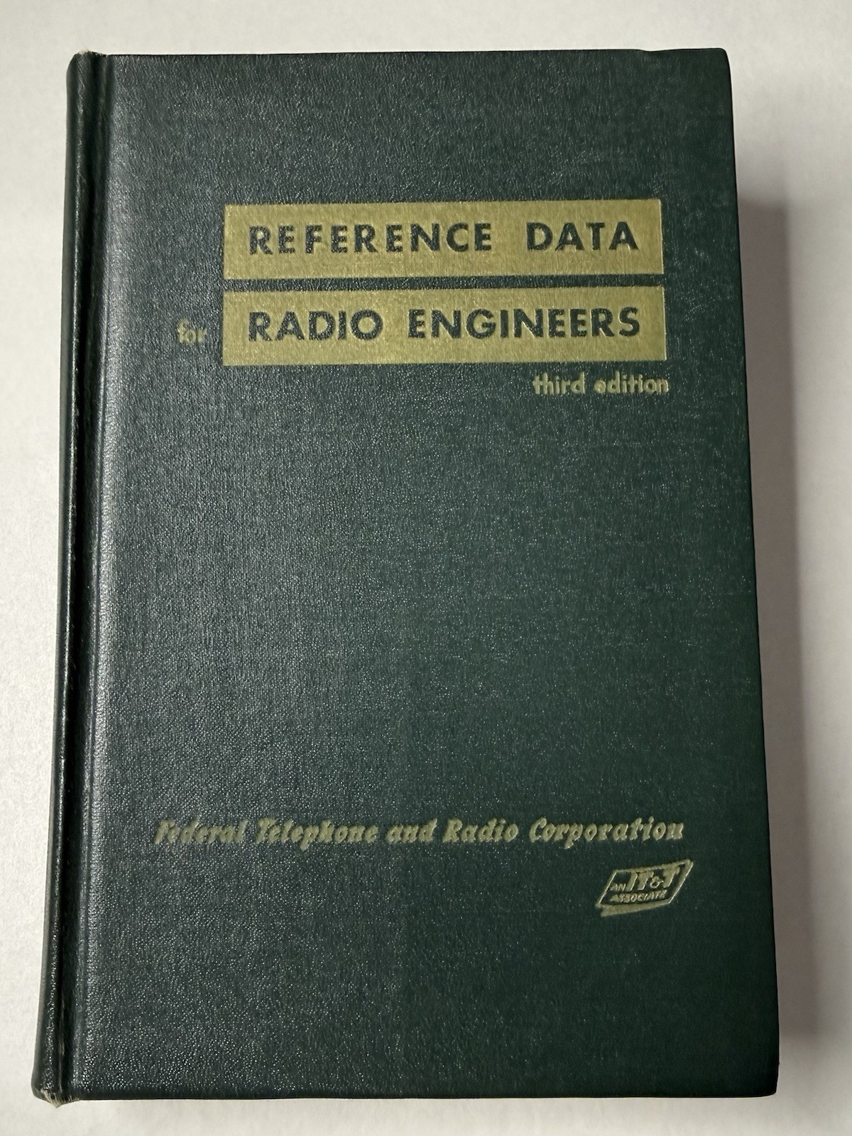 Reference Data For Radio Engineers Hardcover Book 3rd Edition 1949 Vintage